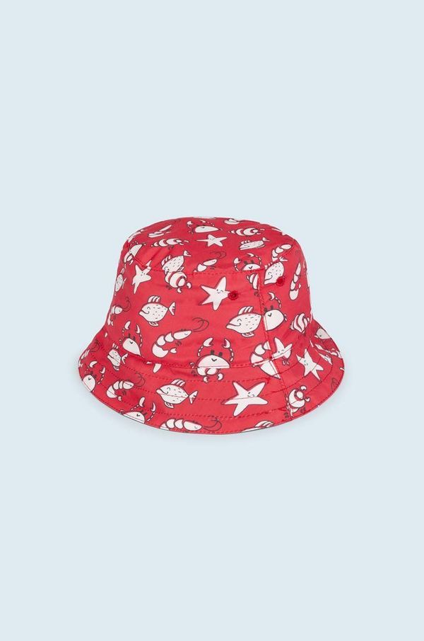 Mayoral Dvostranski otroški klobuk Mayoral rdeča barva