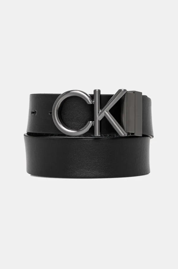 Calvin Klein Dvostranski pas Calvin Klein moški, črna barva, K50K512829