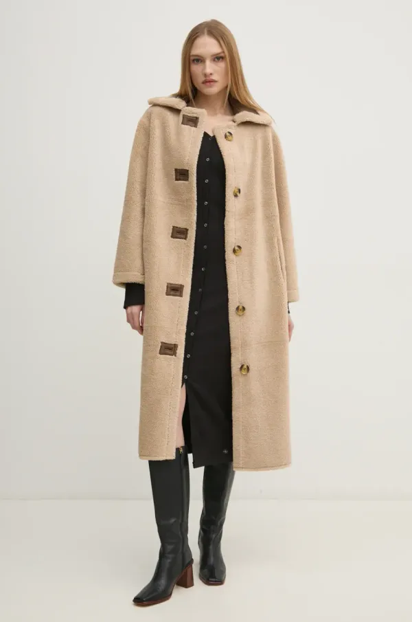 Pedro del Hierro Dvostranski plašč Pedro del Hierro ženski, bež barva, 7528332