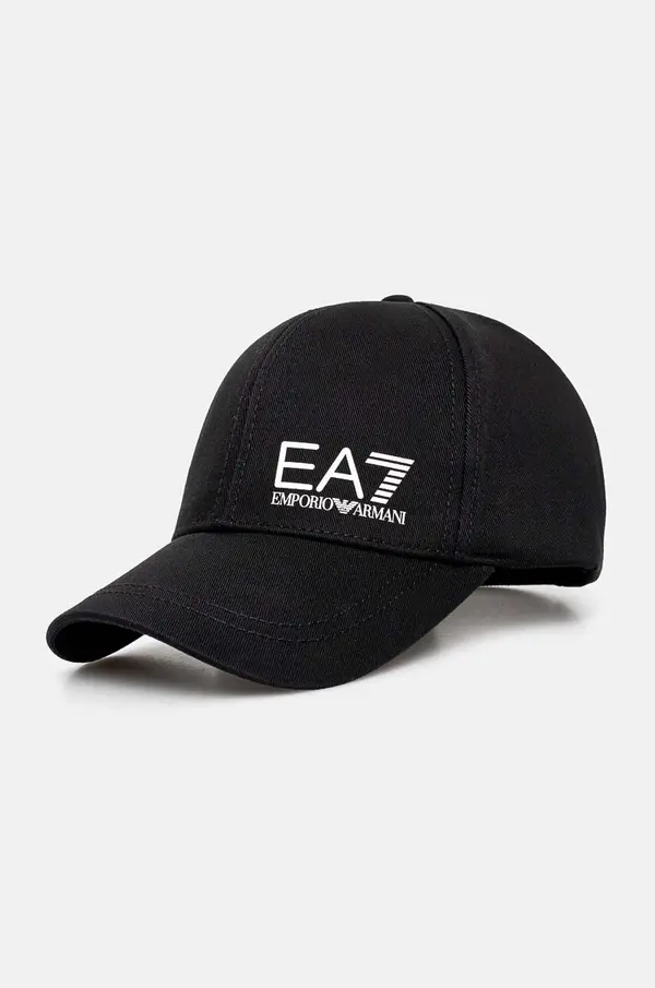 EA7 Emporio Armani EA7 Emporio Armani Bombažna bejzbolska kapa EA7 Emporio Armani