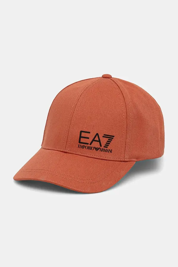 EA7 Emporio Armani EA7 Emporio Armani kapa s šiltom bombažna