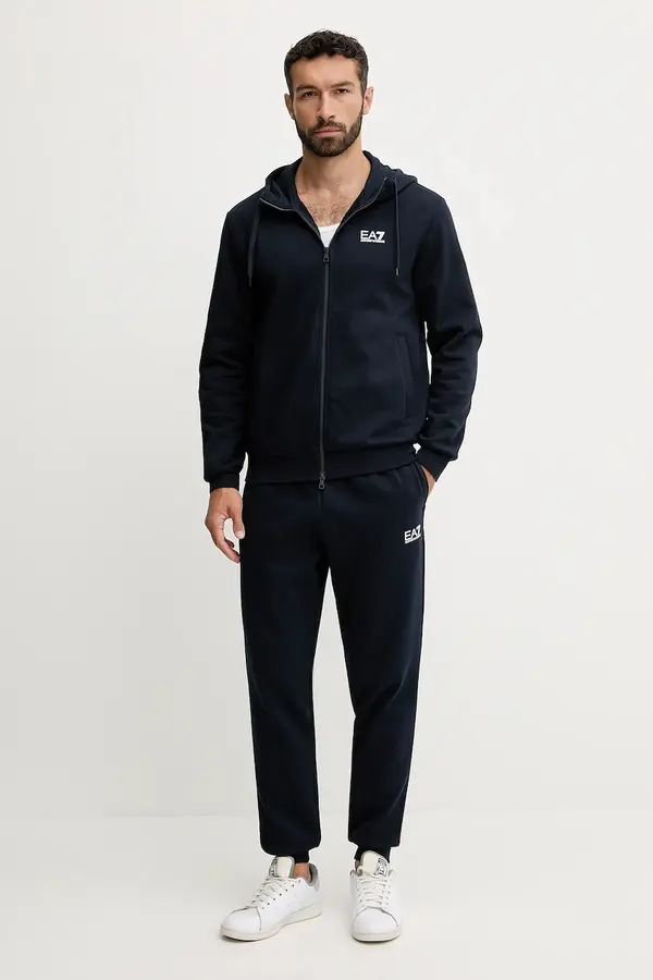 EA7 Emporio Armani EA7 Emporio Armani komplet trenirke moški z bombažem