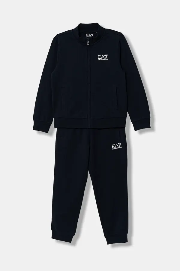 EA7 Emporio Armani EA7 Emporio Armani komplet trenirke otroški bombažen