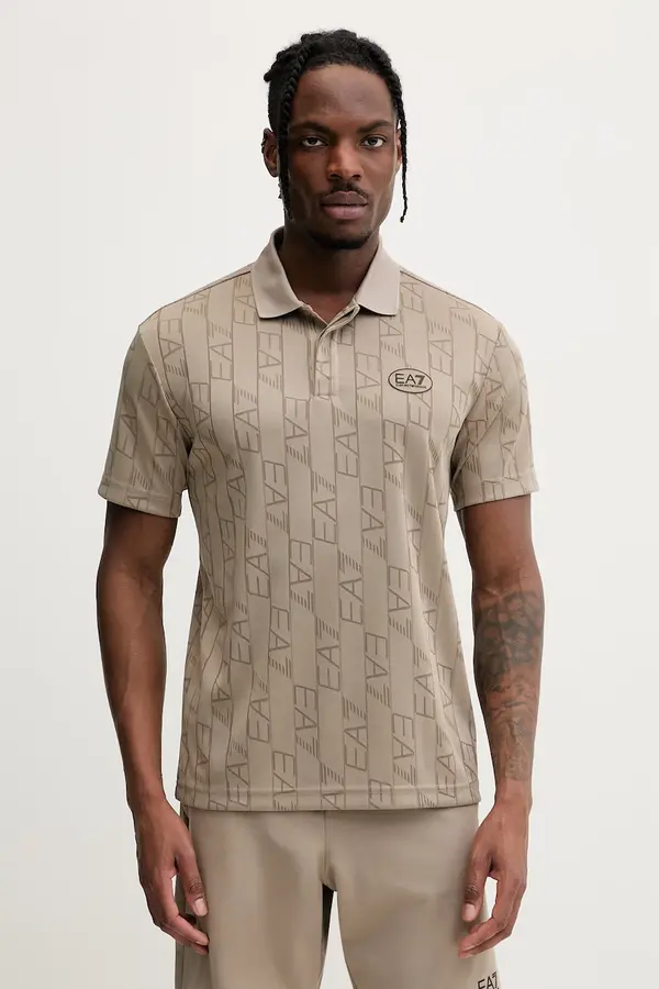 EA7 Emporio Armani EA7 Emporio Armani kratka majica moška bombažna