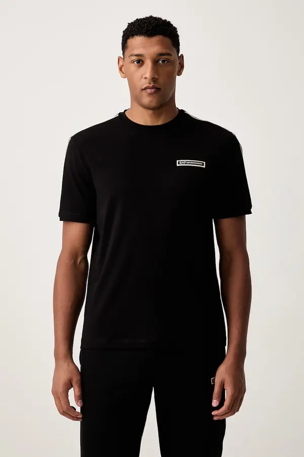 EA7 Emporio Armani EA7 Emporio Armani kratka majica moška bombažna z elastanom