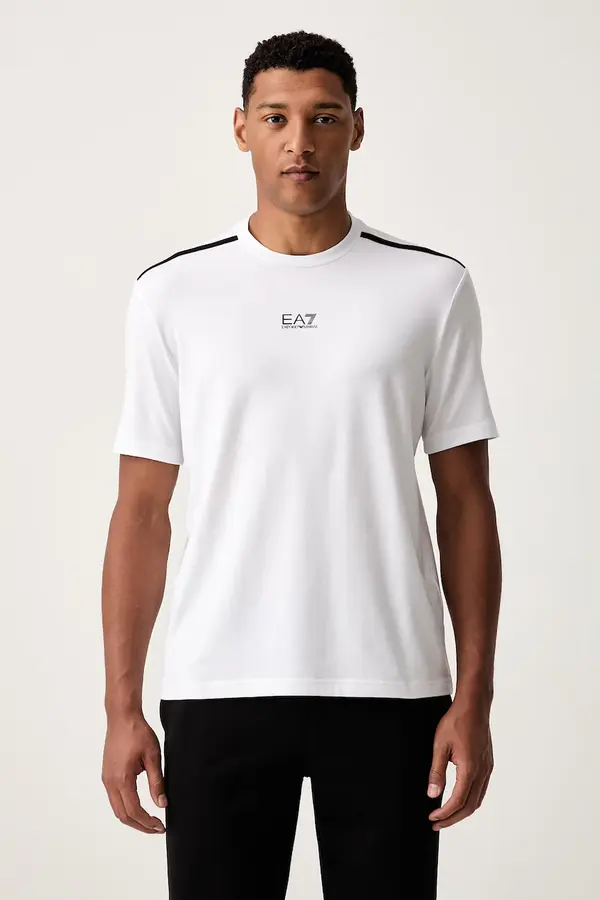 EA7 Emporio Armani EA7 Emporio Armani kratka majica moška z bombažem