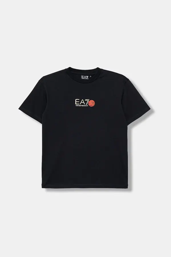 EA7 Emporio Armani EA7 Emporio Armani kratka majica otroška bombažna