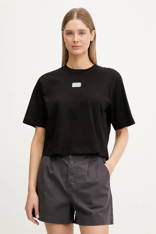 EA7 Emporio Armani EA7 Emporio Armani kratka majica ženska bombažna
