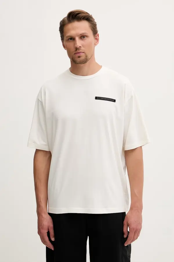 EA7 Emporio Armani EA7 Emporio Armani kratka majica ženska z modalom