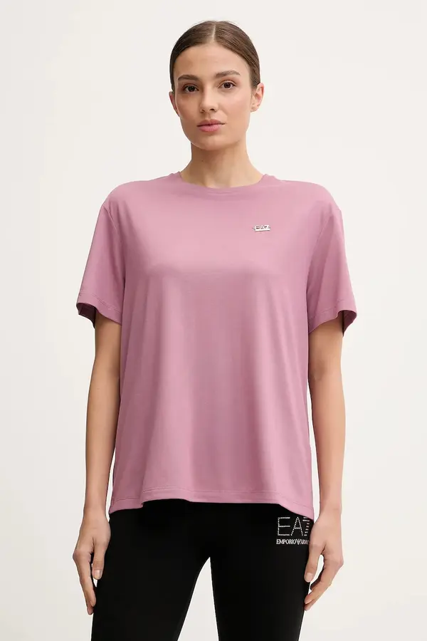 EA7 Emporio Armani EA7 Emporio Armani kratka majica ženska z viskozo