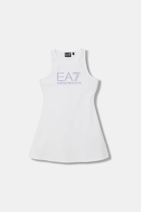 EA7 Emporio Armani EA7 Emporio Armani obleka bombažna z elastanom
