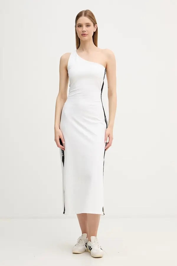 EA7 Emporio Armani EA7 Emporio Armani poletna obleka iz bombaža z elastanom