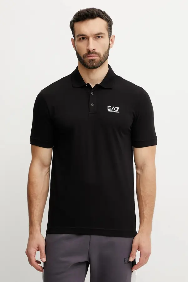 EA7 Emporio Armani EA7 Emporio Armani polo majica moška bombažna z elastanom