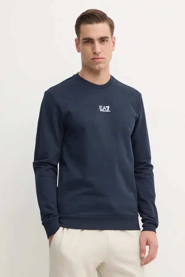 EA7 Emporio Armani EA7 Emporio Armani pulover moški bombažen