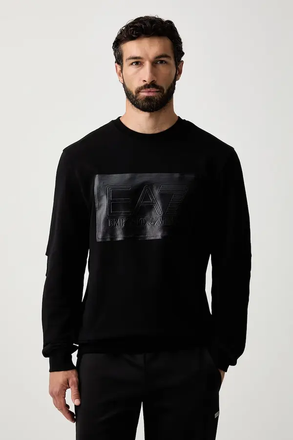 EA7 Emporio Armani EA7 Emporio Armani pulover moški bombažen