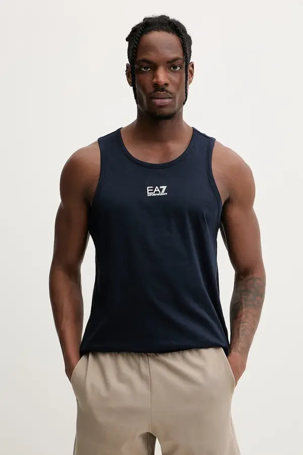 EA7 Emporio Armani EA7 Emporio Armani top moški bombažen