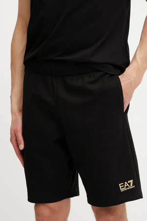 EA7 Emporio Armani EA7 Emporio Armani trenirka kratke hlače moške bombažne