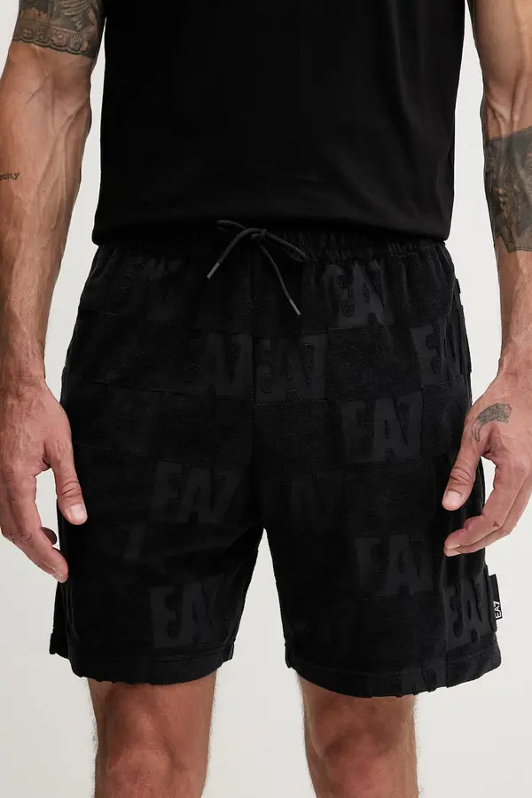 EA7 Emporio Armani EA7 Emporio Armani trenirka kratke hlače moške iz bombaža