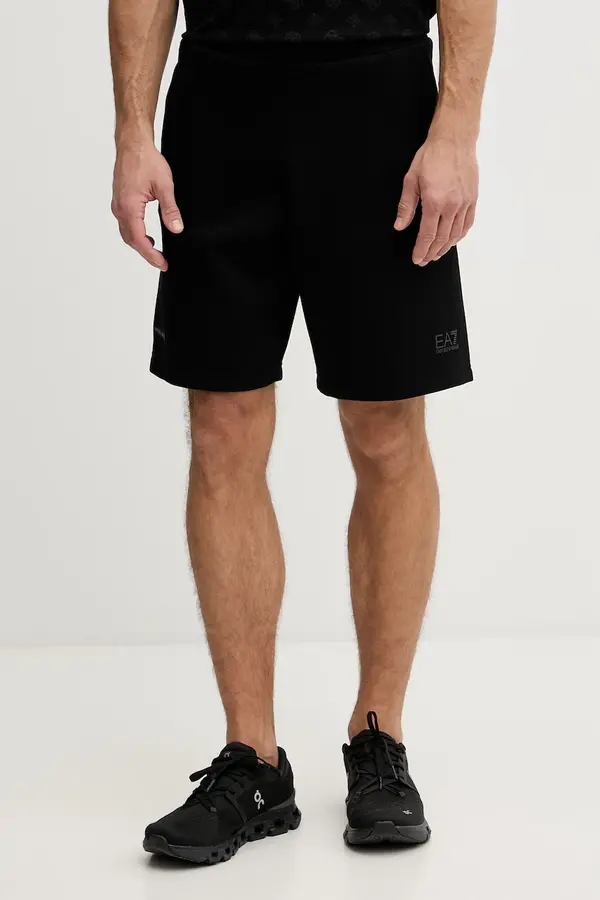 EA7 Emporio Armani EA7 Emporio Armani trenirka kratke hlače moške z bombažem