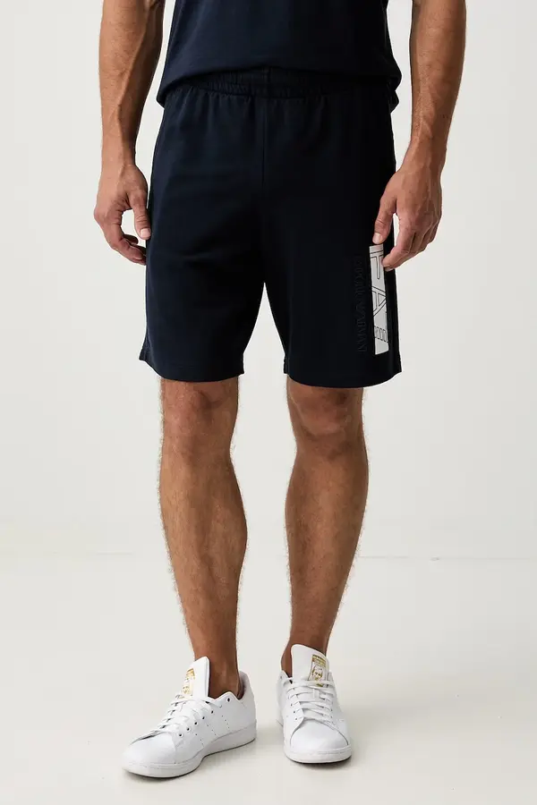 EA7 Emporio Armani EA7 Emporio Armani trenirka kratke hlače moške z bombažem
