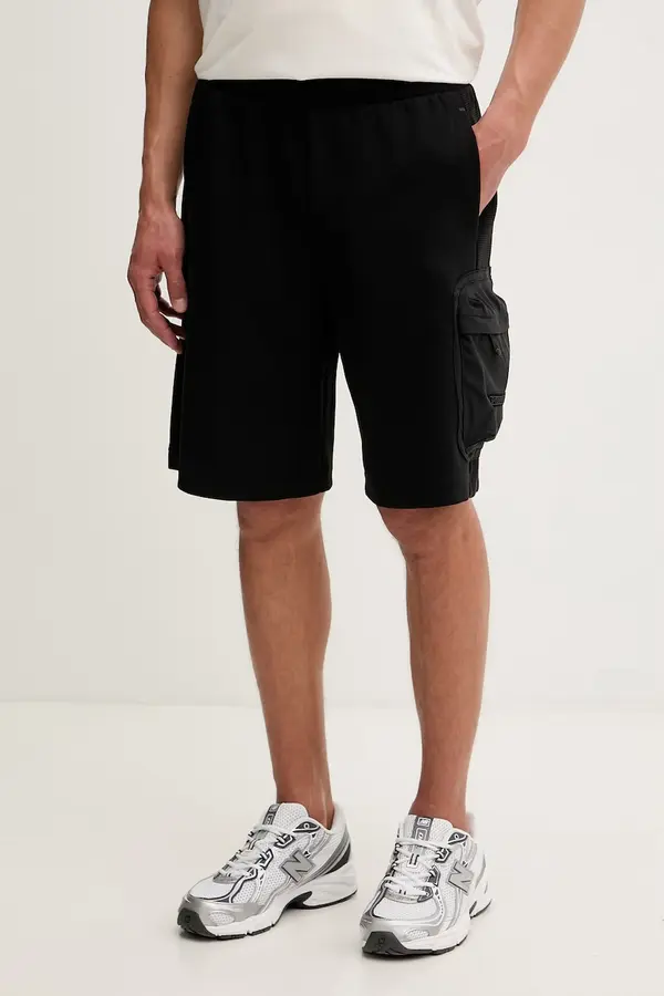 EA7 Emporio Armani EA7 Emporio Armani trenirka moške kratke hlače z bombažem