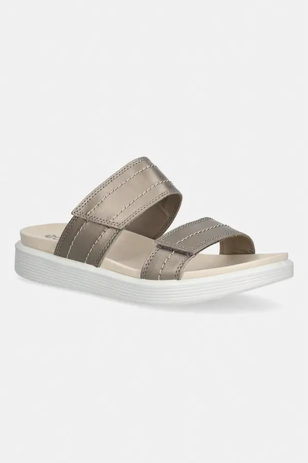 Ecco Ecco natikači ženski usnjeni Soft Sandal W
