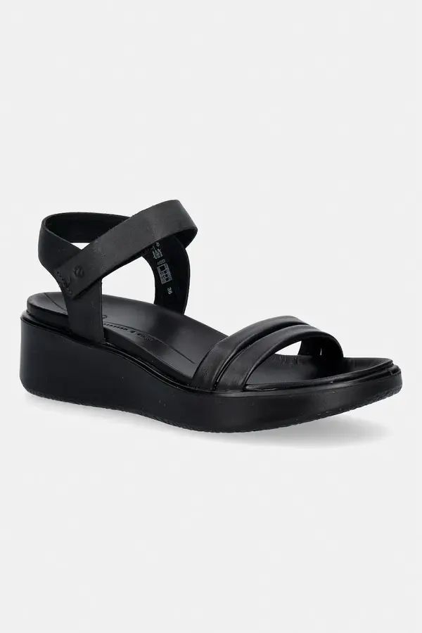 Ecco Ecco sandali ženski usnjeni Flowt Wedge LX W