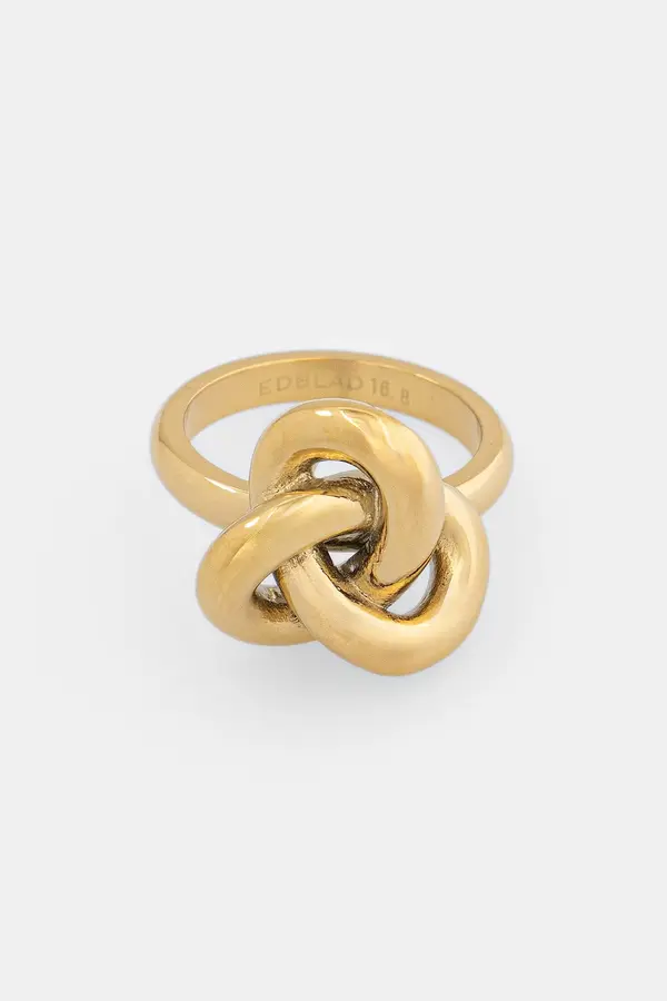 EDBLAD EDBLAD prstan ženski pozlačen Infinity Knot