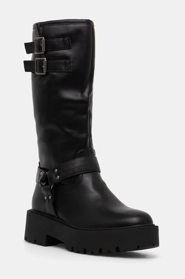 Answear Lab Elegantni škornji Answear Lab ženski, črna barva