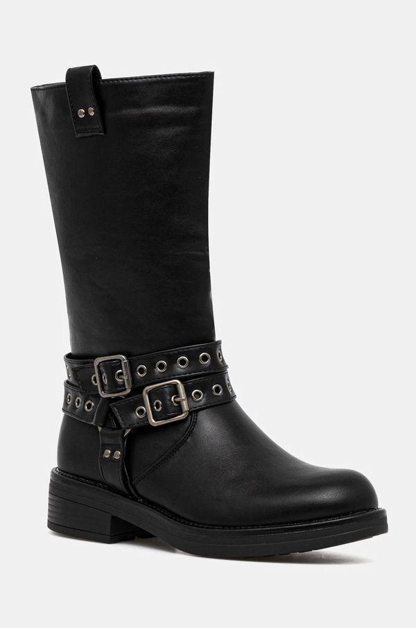 Answear Lab Elegantni škornji Answear Lab ženski, črna barva