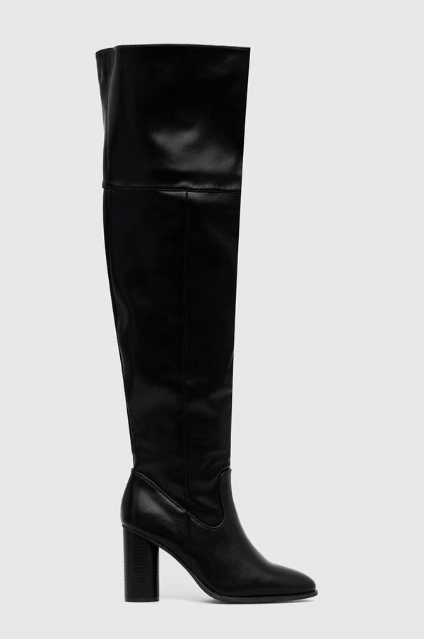 Answear Lab Elegantni škornji Answear Lab ženski, črna barva