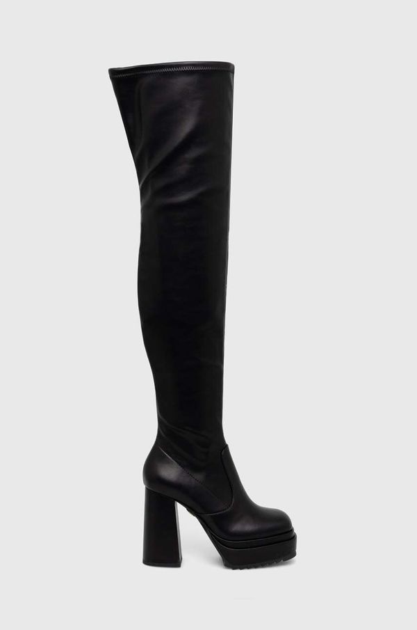 Buffalo Elegantni škornji Buffalo May W Overknee ženski, črna barva, 1223075