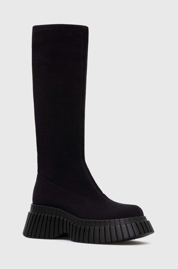 Camper Elegantni škornji Camper BCN ženski, črna barva, K400689-001