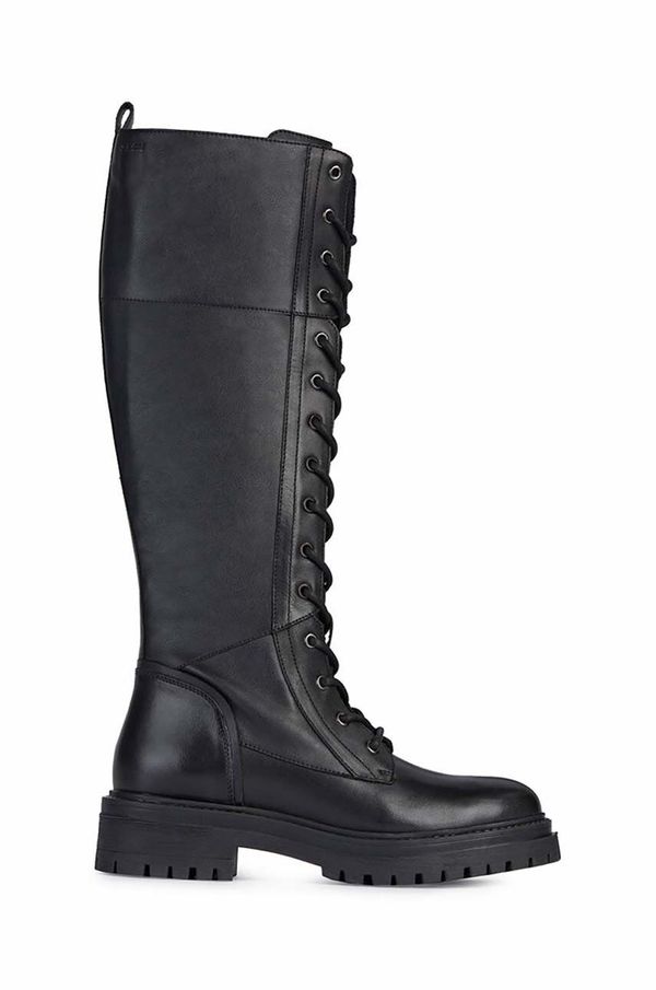 Geox Elegantni škornji Geox D IRIDEA G ženski, črna barva, D16HRG 05443 C9999