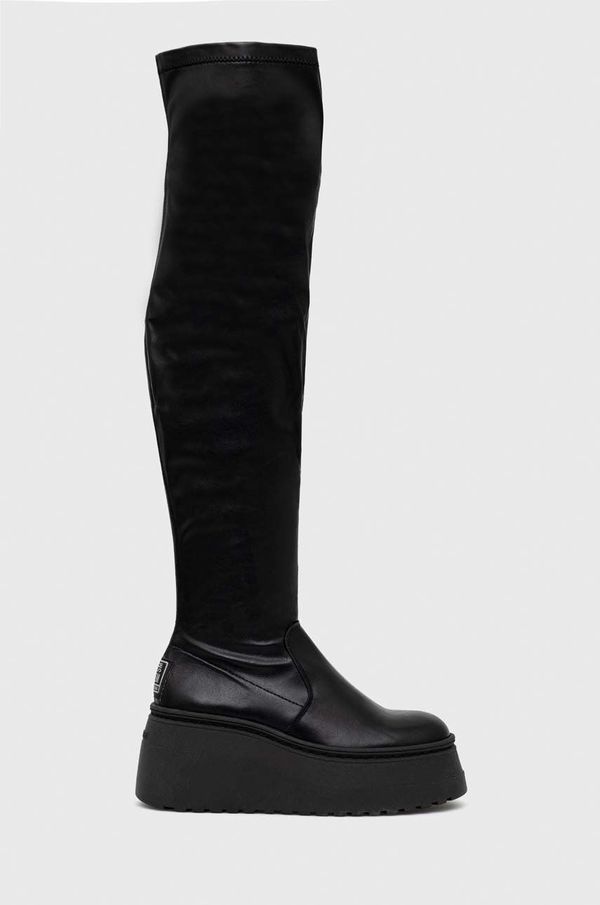 Steve Madden Elegantni škornji Steve Madden Phaeline ženski, črna barva