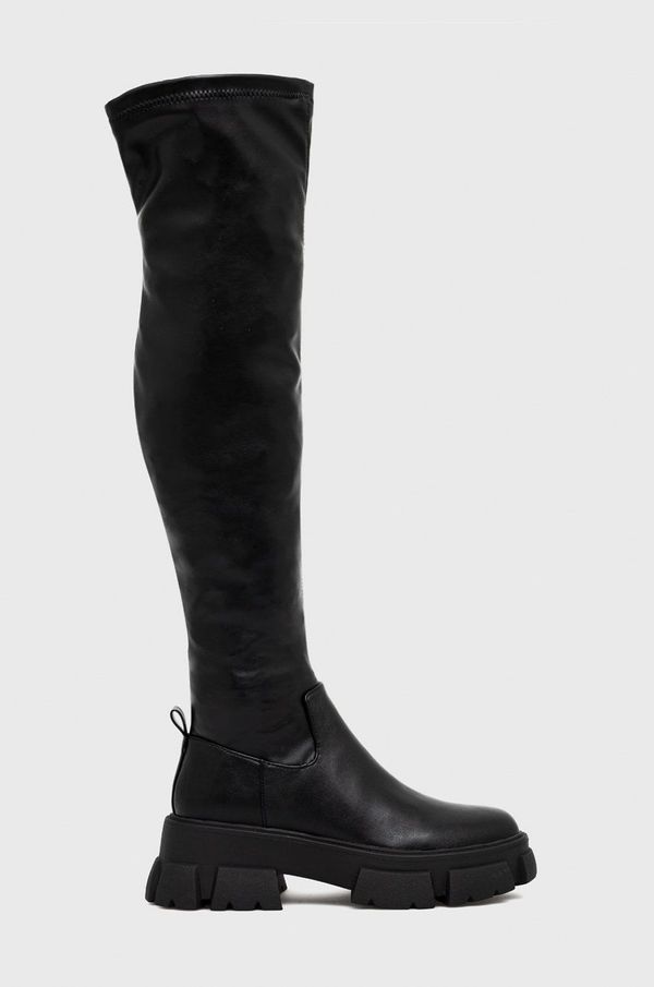 Steve Madden Elegantni škornji Steve Madden Riveredge ženski, črna barva