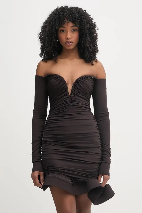 Elisabetta Franchi Elisabetta Franchi asimetrična obleka