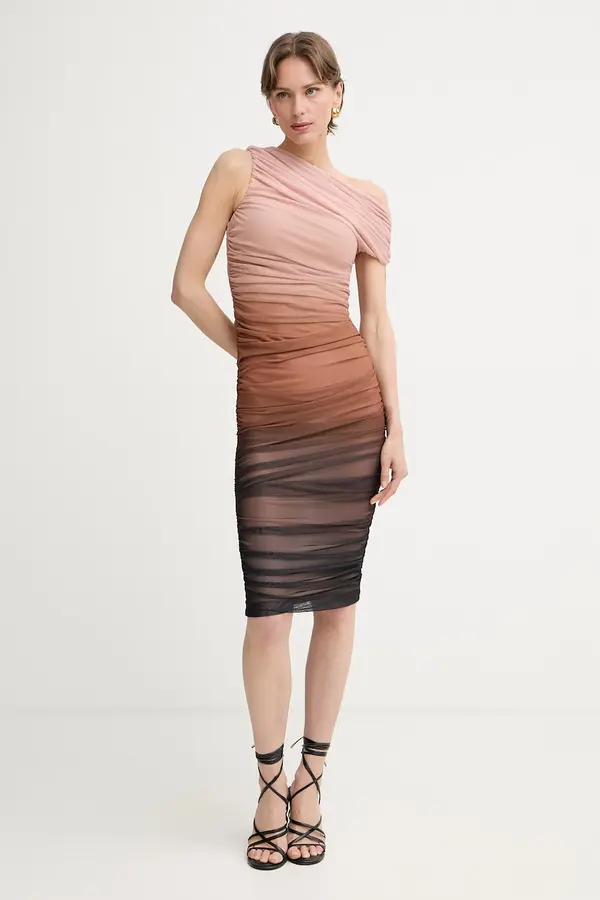 Elisabetta Franchi Elisabetta Franchi asimetrična obleka
