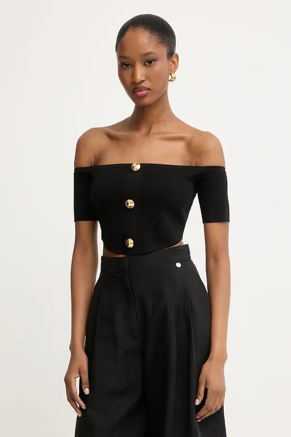 Elisabetta Franchi Elisabetta Franchi bluza ženska z viskozo