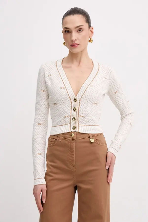 Elisabetta Franchi Elisabetta Franchi kardigan ženski z viskozo