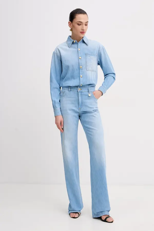 Elisabetta Franchi Elisabetta Franchi kombinezon ženski denim
