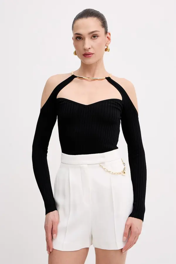 Elisabetta Franchi Elisabetta Franchi pulover ženski z viskozo