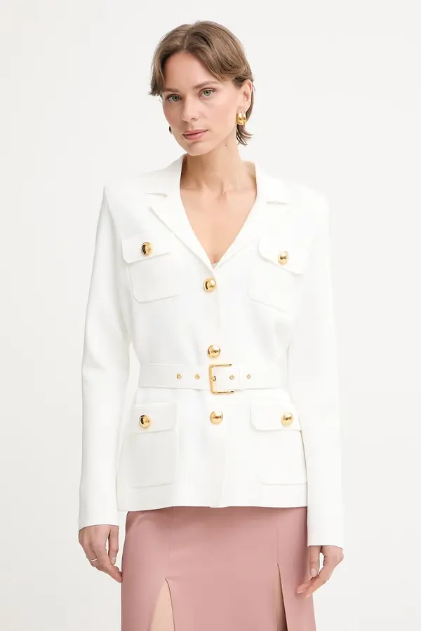 Elisabetta Franchi Elisabetta Franchi ženski suknjič z viskozo