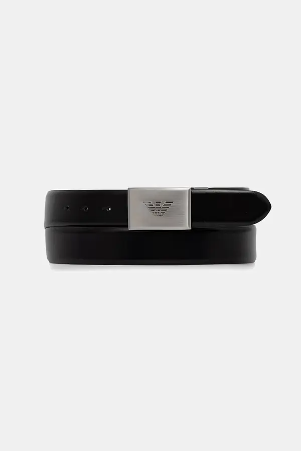 Emporio Armani Emporio Armani dvostranski pas moški usnjeni