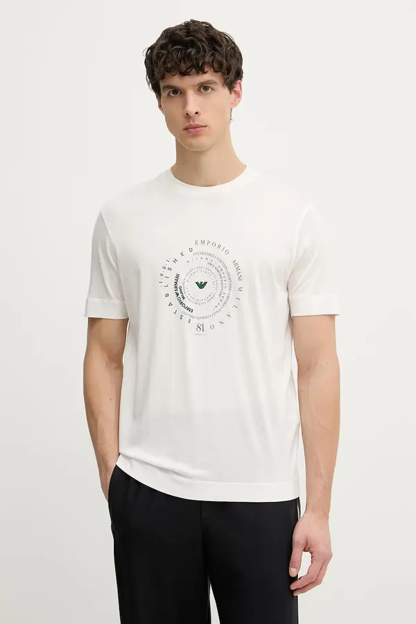 Emporio Armani Emporio Armani kratka majica moška iz liocela