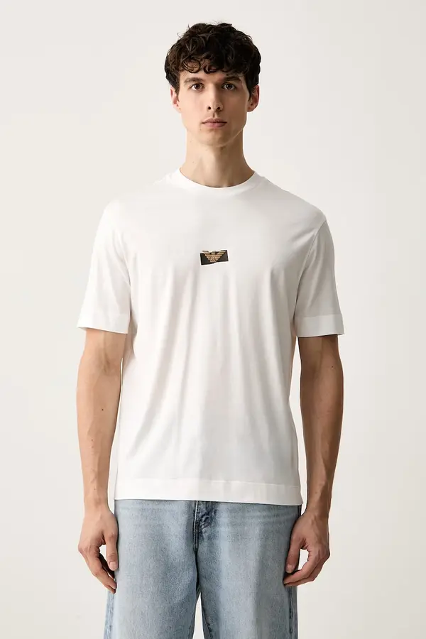 Emporio Armani Emporio Armani kratka majica moška z lyocellom