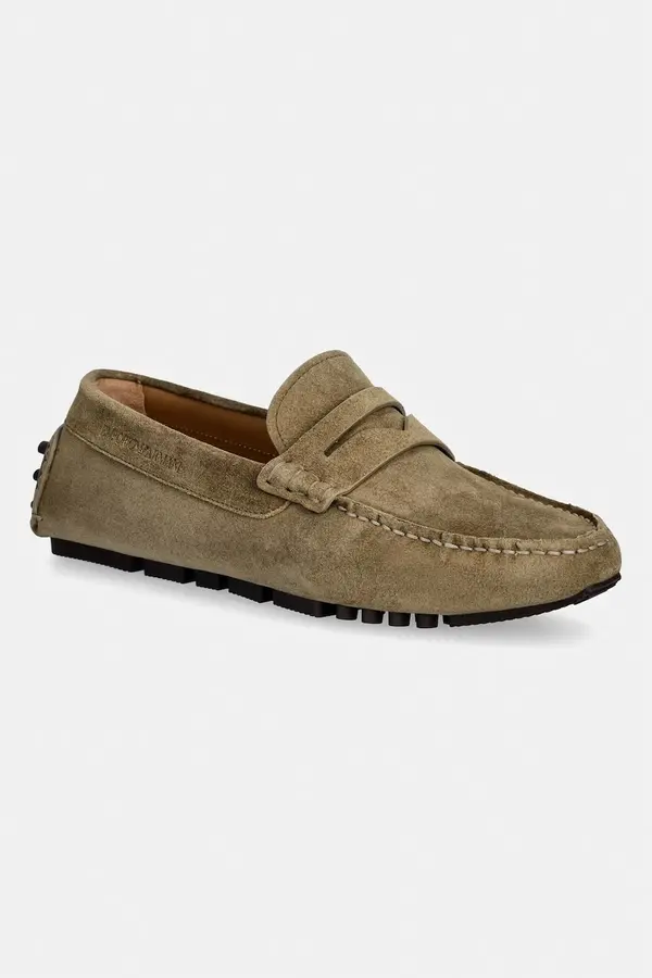 Emporio Armani Emporio Armani mokasini moški semiš