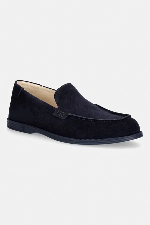 Emporio Armani Emporio Armani moški mokasini iz semiša