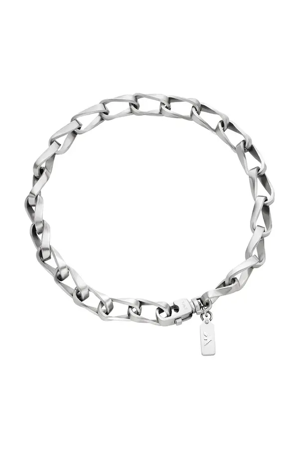 Emporio Armani Emporio Armani ogrlica za moške iz plemenitega jekla brez kamna Eagle Logo