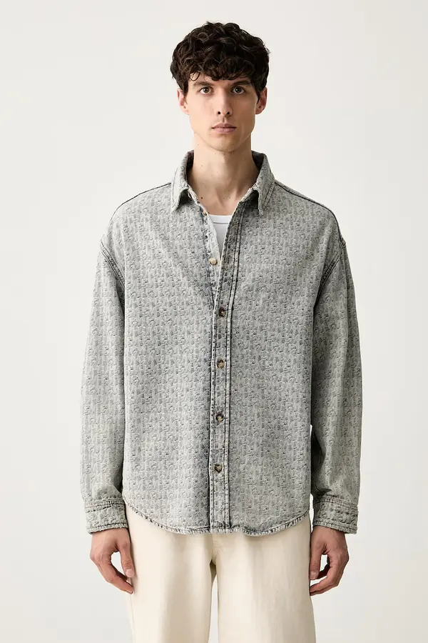 Emporio Armani Emporio Armani srajca moška denim
